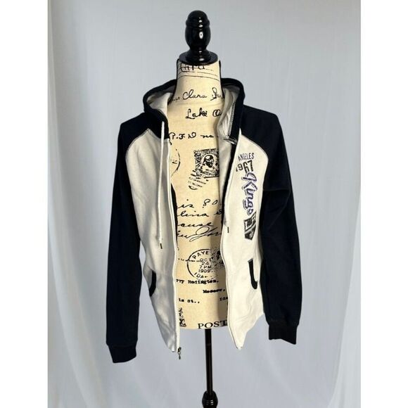 Reebok NHL Women's Small LA Kings Hockey Full Zip Up Hooded Jacket - Picture 2 of 10